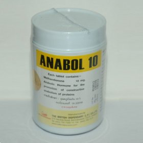 Anabol 10 mg (Dianabol - Methandrostenolone, Methandienone)