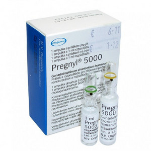 HCG 5000 IU (HCG - Human Chorionic Gonadotropin) - Click Image to Close