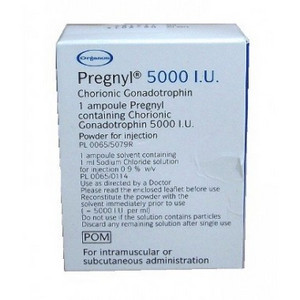 Pregnyl 5000iu (HCG - Human Chorionic Gonadotropin) - Click Image to Close