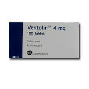 Ventolin 4 mg (Albuterol - Salbutamol) - Click Image to Close